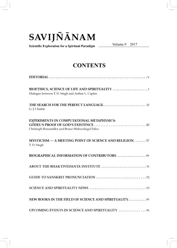 Savijnanam - Scientific Exploration for a Spiritual Paradigm - Vol. 9 - Image 2