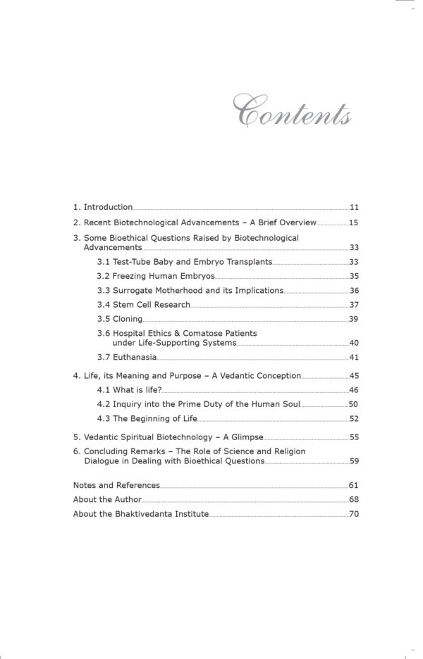 Vedanta & Biotechnology- Bioethical Perspectives - Image 2