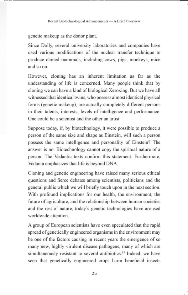 Vedanta & Biotechnology- Bioethical Perspectives - Image 6