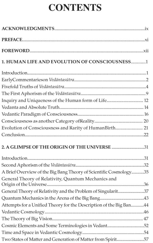 Life and Origin of the Universe - Vedanta & Science Series (Scientific Commentary on the Vedanta-Sutra (vs 1.1.1-2)) - Image 2