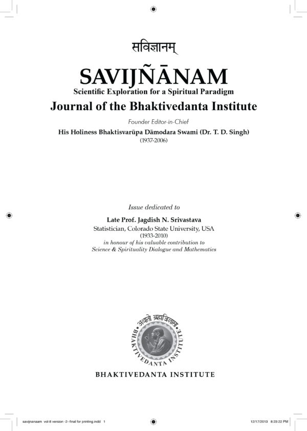 Savijnanam - Scientific Exploration for a Spiritual Paradigm - Vol. 8 - Image 2
