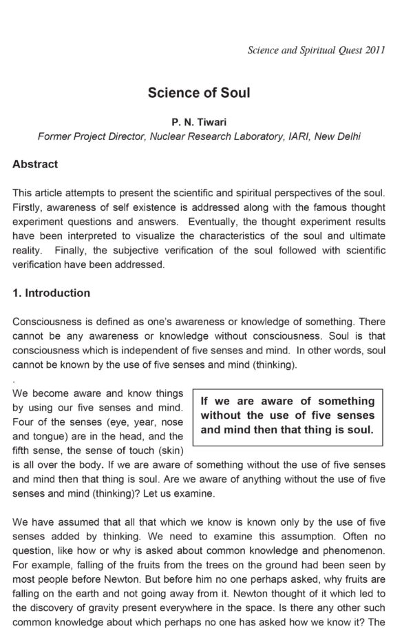 Science and Spiritual Quest-Proceedings of the 6th All India Students' Conference - Image 13