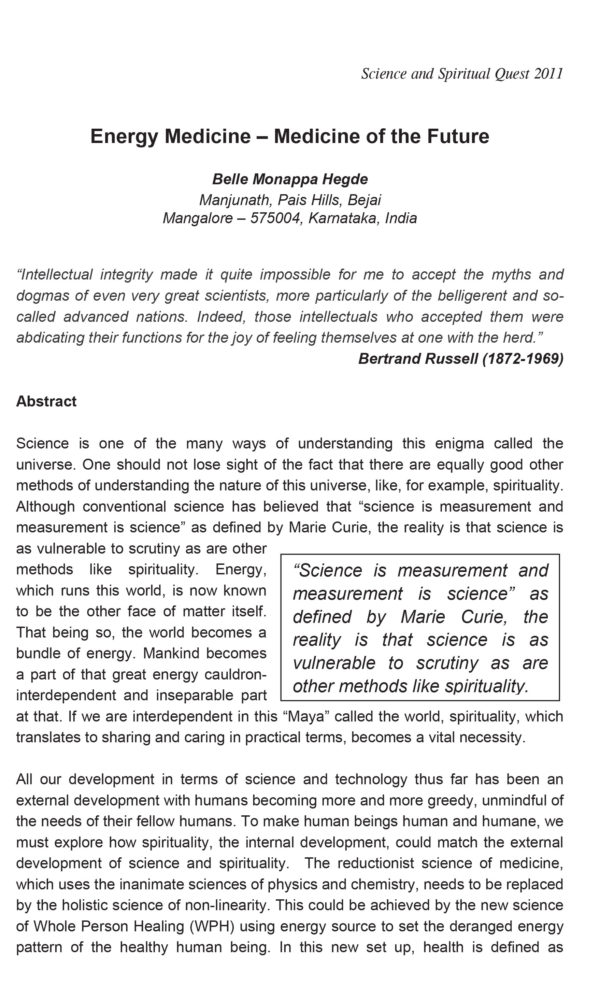 Science and Spiritual Quest-Proceedings of the 6th All India Students' Conference - Image 17