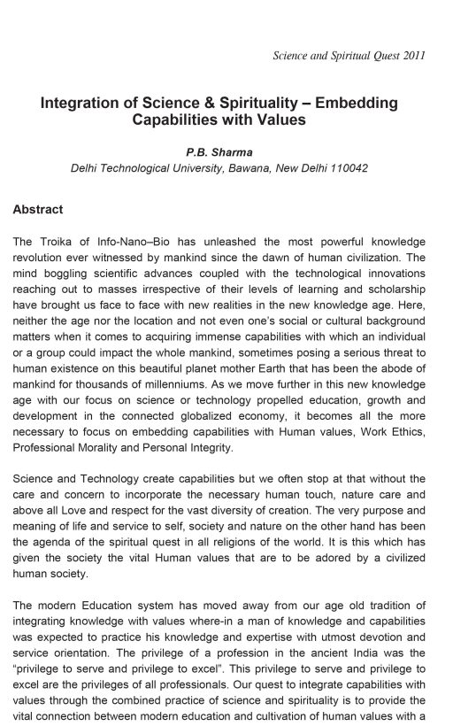 Science and Spiritual Quest-Proceedings of the 6th All India Students' Conference - Image 8