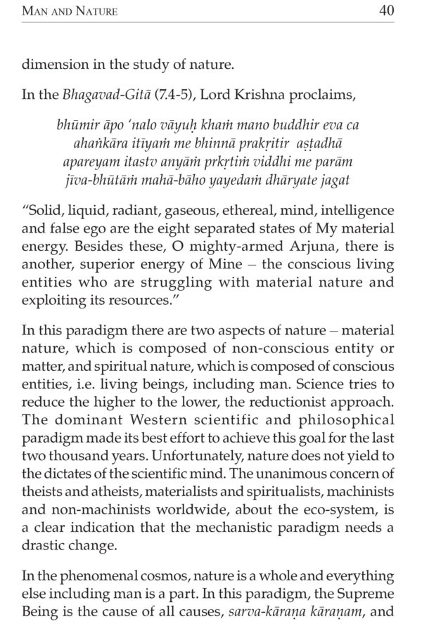 Man & Nature - Scientific & Vedantic Perspectives - Image 5