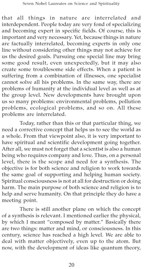 Seven Nobel Laureates on Science and Spirituality - Image 7