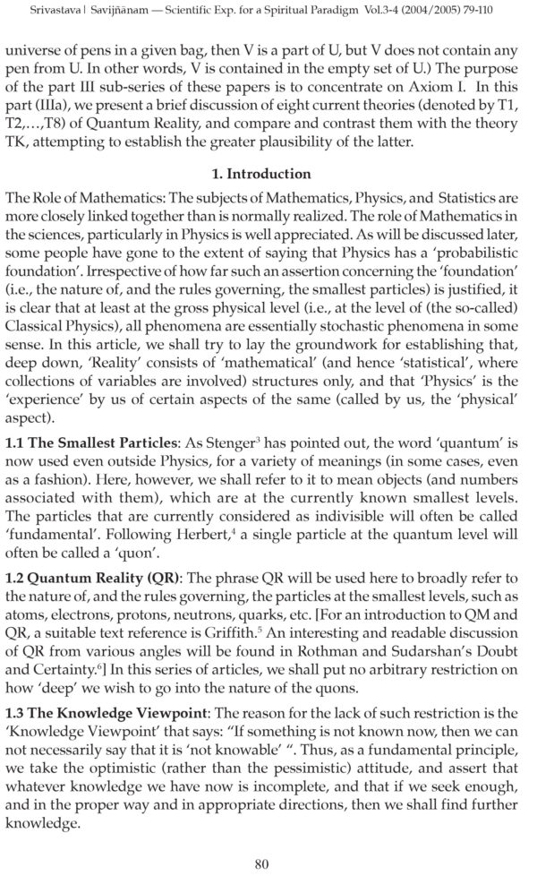 SAVIJNANAM - Scientific Exploration for a Spiritual Paradigm - Vol 3-4 (POD Edition) - Image 6