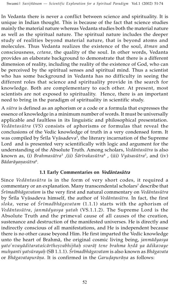 SAVIJNANAM - Scientific Exploration for a Spiritual Paradigm - Vol 1 - Image 16