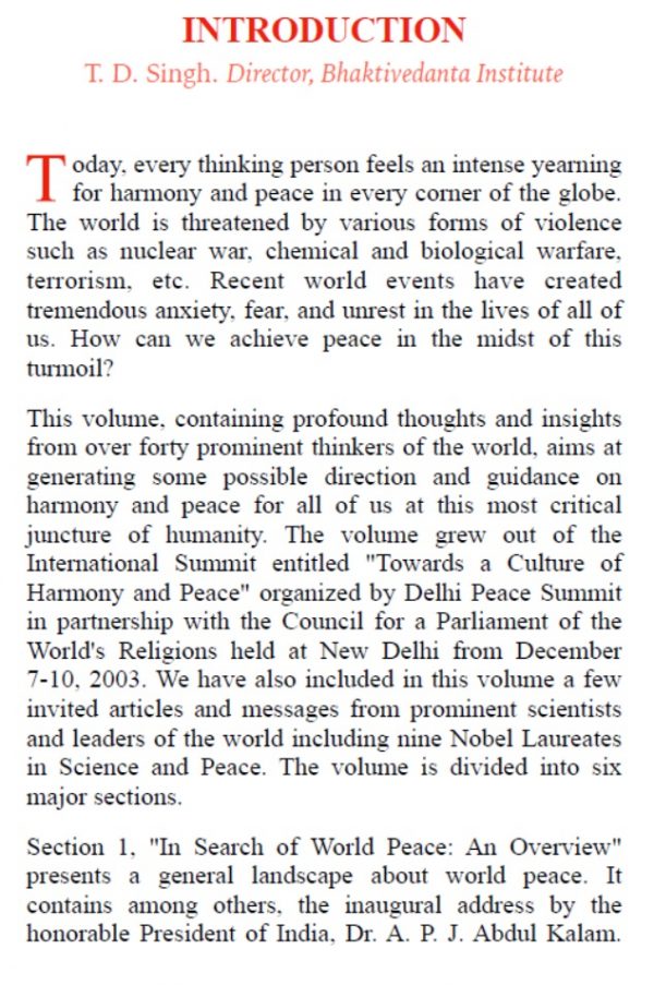 Towards A Culture Of Harmony And Peace - Image 7