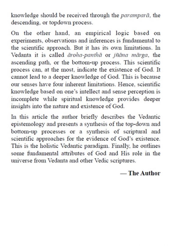 Reality of God's Existence - Vedanta & Science Series (Scientific Commentary on the Vedanta-Sutra (vs 1.1.3-4)) - Image 6
