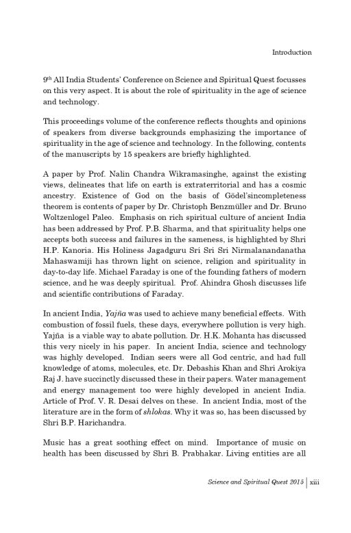 Science and Spiritual Quest-Proceedings of the 9th All India Students' Conference - Image 7