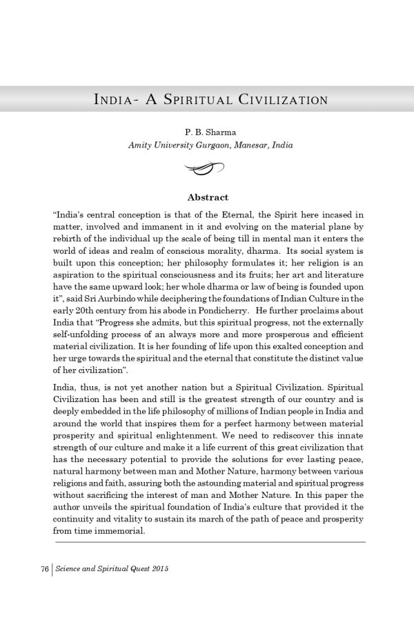 Science and Spiritual Quest-Proceedings of the 9th All India Students' Conference - Image 16